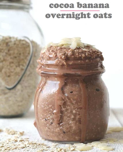 Cocoa Banana Overnight Oats