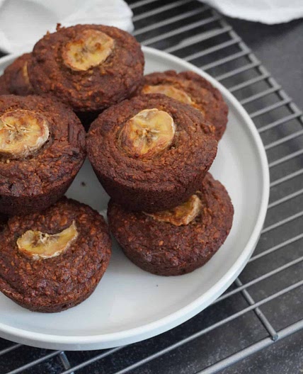 Banana Bread Muffins (Vegan, Gluten Free, Dairy Free)
