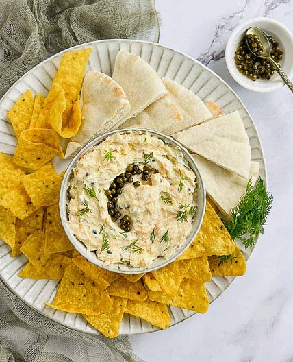 Smoked Salmon Egg Dip