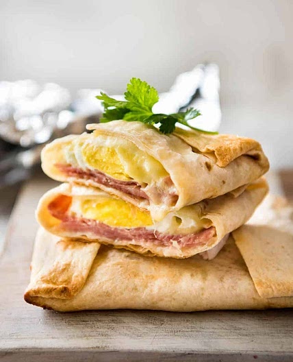 No Washing Up Ham, Egg & Cheese Pockets