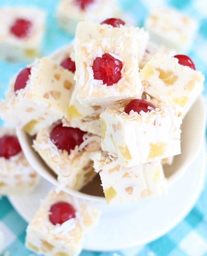 5-Minute Pina Colada Fudge