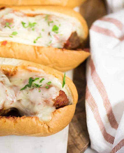 Crock Pot Meatball Sandwiches