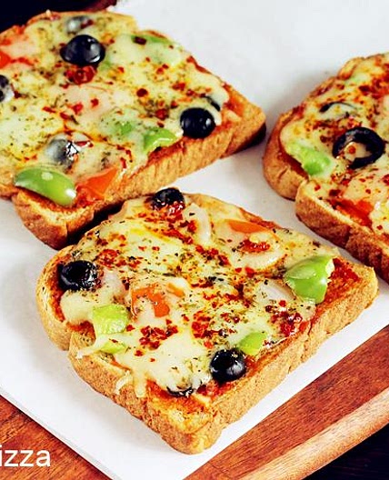 Bread Pizza Recipe