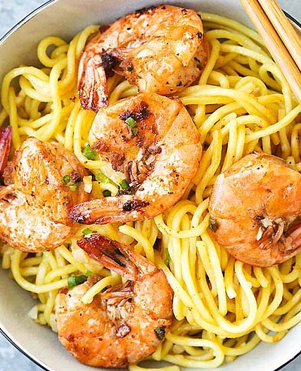 Shrimp Garlic Noodles
