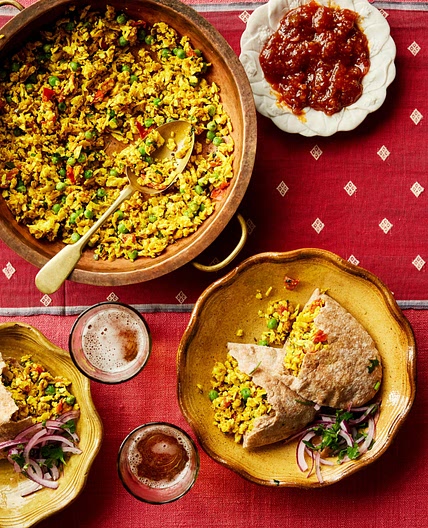 Paneer burji – scrambled paneer curry