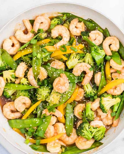 Teriyaki Shrimp Stir Fry