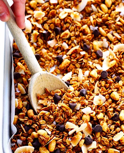 Irresistible Peanut Butter Granola