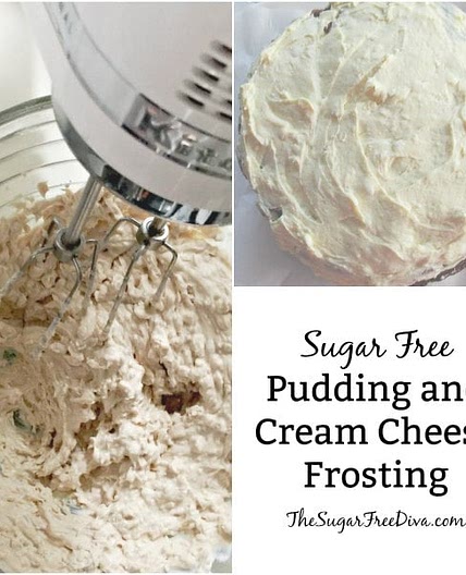 Sugar Free Pudding and Cream Cheese Frosting