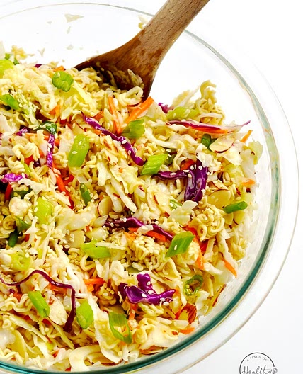 Asian Ramen Slaw - Easy, 10 Minute Recipe