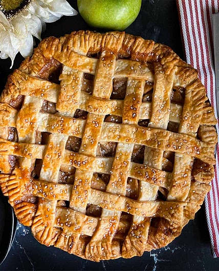 Lattice Crust Easy Apple Pie Recipe
