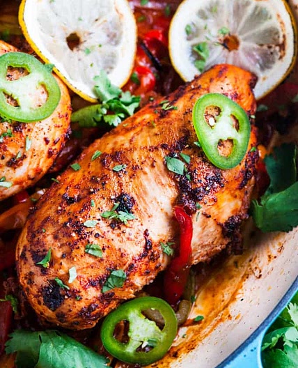 Spicy Red Pepper Lemon Chicken