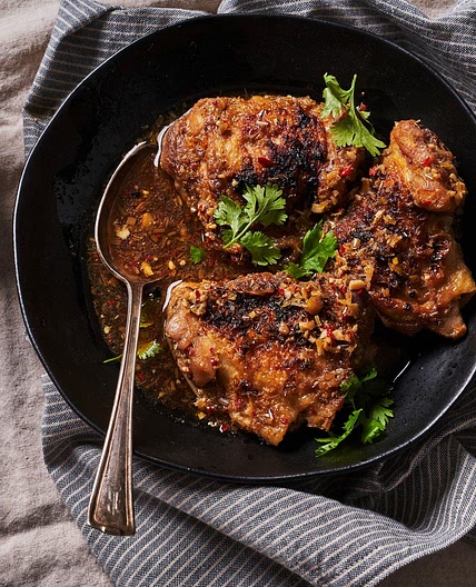 Braised Lemongrass-Chili Chicken