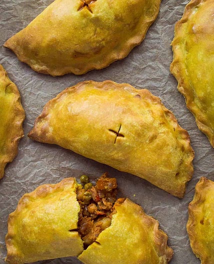 Curried Vegetable Pasties (Vegan)