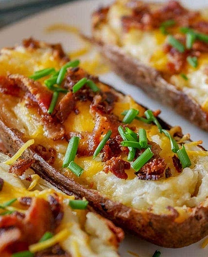Air Fryer Twice Baked Potatoes
