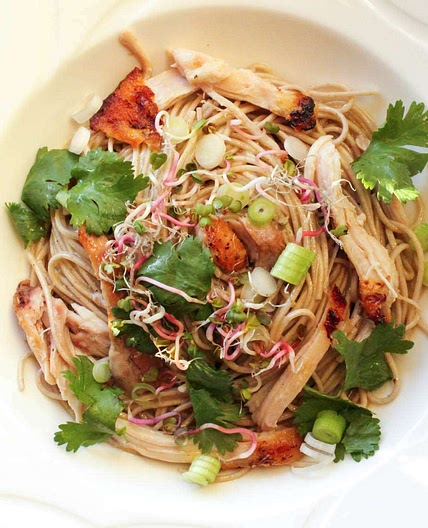Shredded Chicken With Soba and Miso-Butter Sauce Recipe