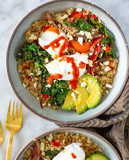 Savory Quinoa Breakfast Bowl