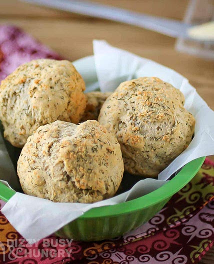 Parmesan Dill Air Fryer Biscuits