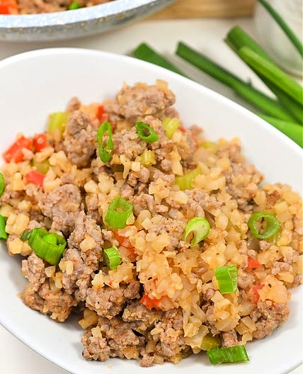 KETO DIRTY CAULIFLOWER RICE RECIPE