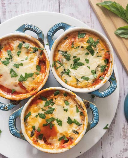 Easy Italian Baked Eggs in Marcella's Tomato Sauce