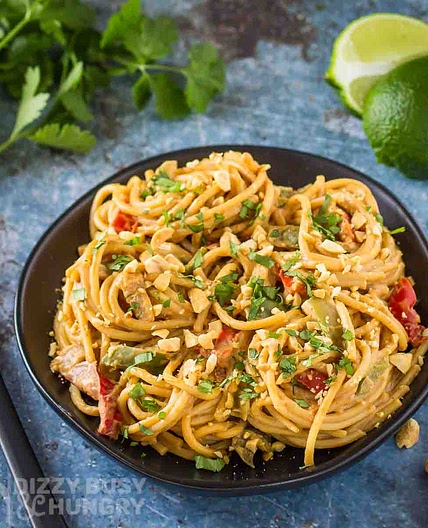 One Pot Spicy Thai Noodles
