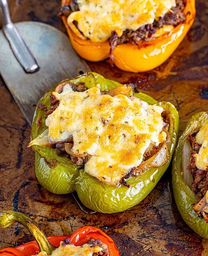 Cheesesteak Stuffed Peppers