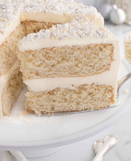 Winter Wonderland White Cake