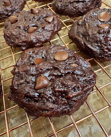 4 Ingredient Chocolate Banana Cookies