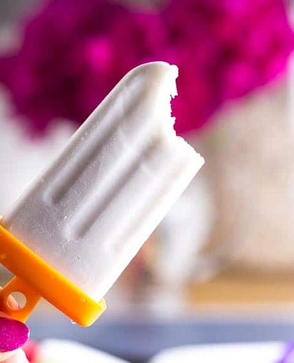 Low FODMAP 2-Ingredient Coconut Popsicles