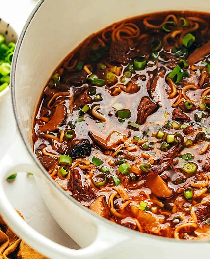 Kimchi Beef Noodle Soup