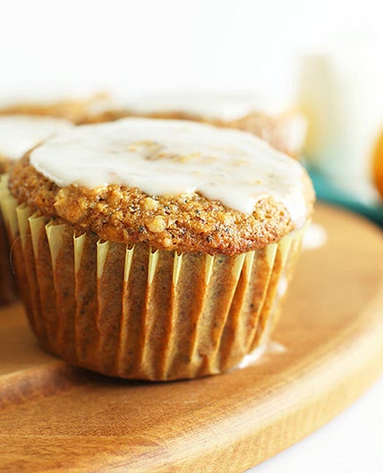 Vegan Meyer Lemon Poppy Seed Muffins