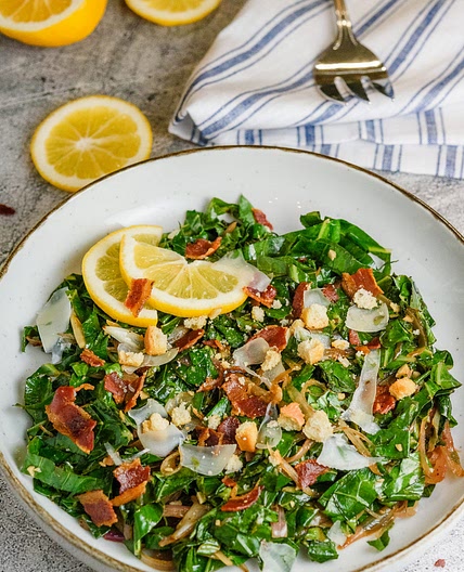 Sautéed Collard Greens with Pancetta