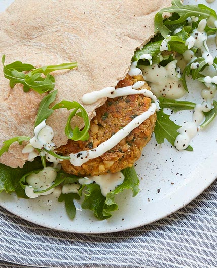 Vegan kofte burgers