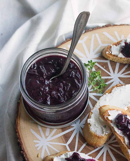 Savoury Blueberry-Onion Jam