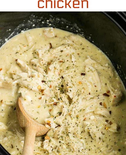 Slow Cooker Zesty Italian Chicken