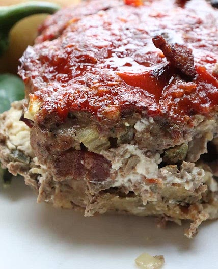 Jalapeno Popper Stuffed Meatloaf Recipe
