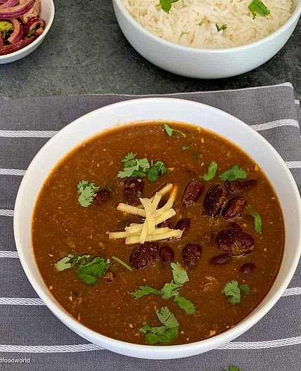 Quick And Easy Rajma Recipe (Red Kidney Beans Curry)
