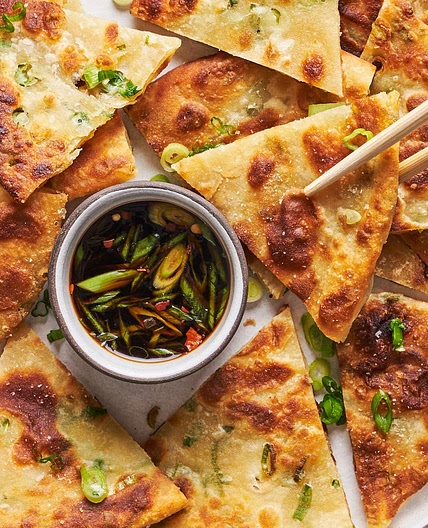 Spring Onion Pancakes