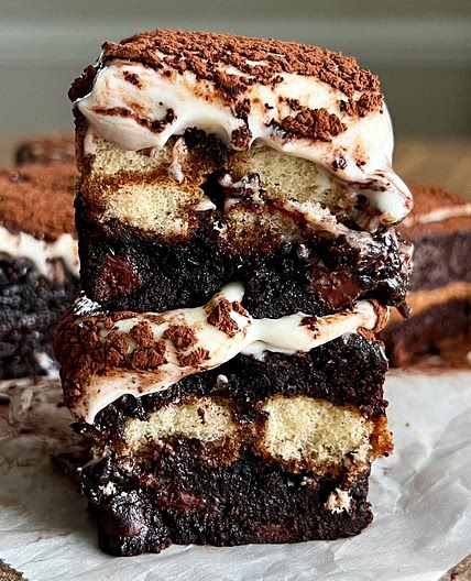 Brown Butter Tiramisu Brownies — Well Made by Kiley