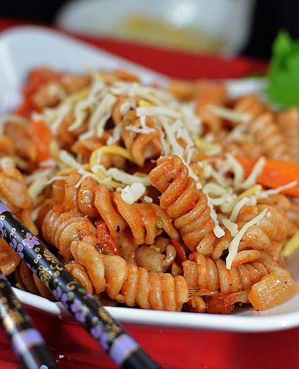 Spicy Veggie Pasta Recipe – Vegetable Pasta