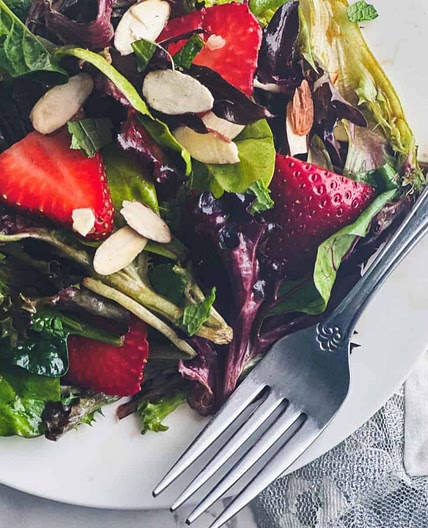 Strawberry Spring Mix Salad
