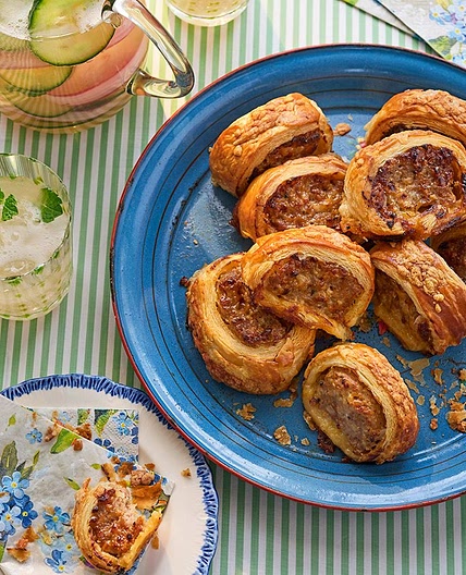 Ploughman's sausage rolls