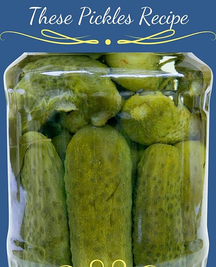 I Can’t Stop Eating These Pickles Recipe