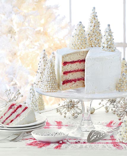 Spice Cake with Cranberry Filling Recipe