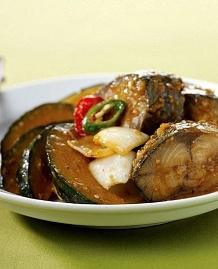 단호박 고등어조림 만드는 법