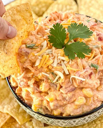 Best Creamy Corn Dip Recipe (No Cream Cheese)