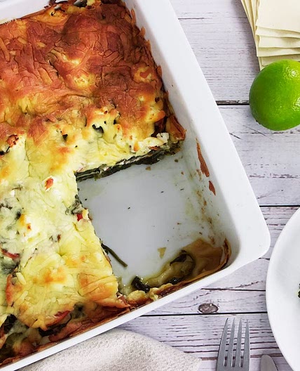 Spinach Lasagna with Lime