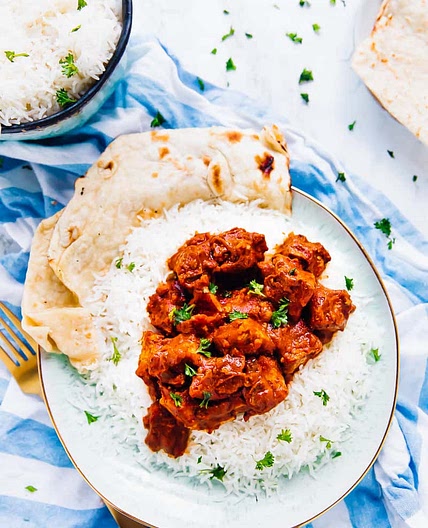 Slow Cooker Tofu Butter Chicken (Vegan)