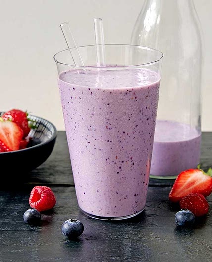 Berry protein smoothie