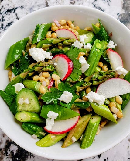Asparagus Salad with Wheat Berries