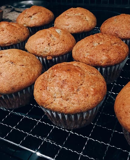 Moist Banana Muffins